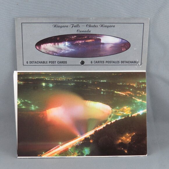 Vintage Postcard Set - Niagra Falls at Night 6 Pack - Royal Specialty Services - Picture 1 of 10